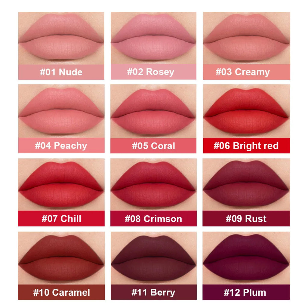 Round Tube Waterproof Matte Lipstick