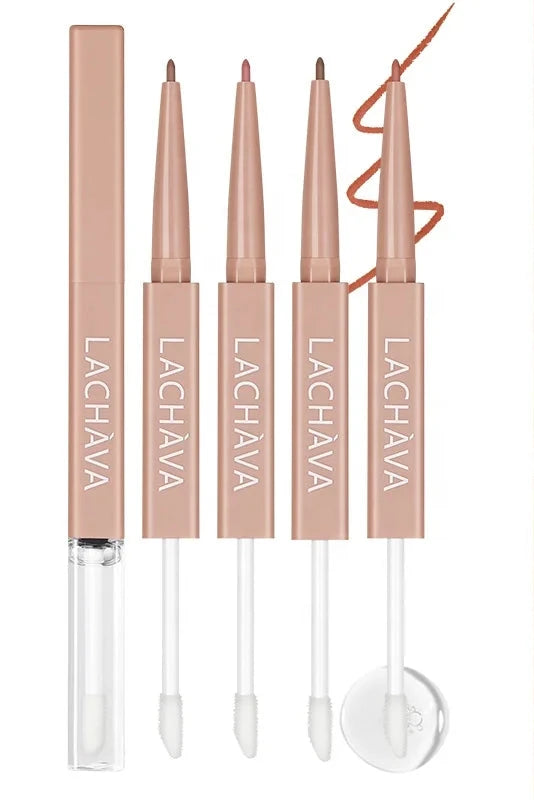 2 in 1 Double Head Matte Lipliner & Lip Gloss