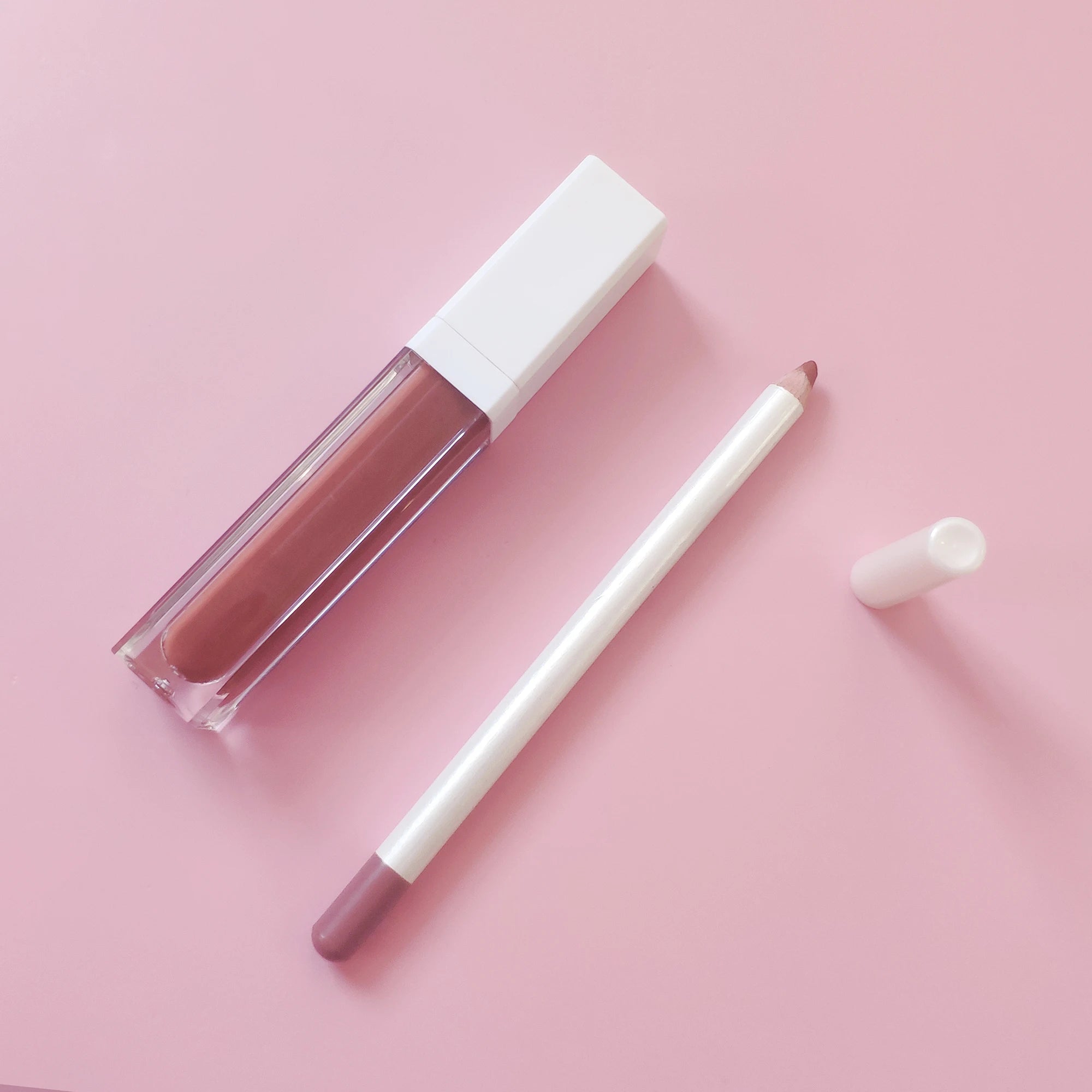 2 in 1 Vegan Liquid Lipstick Lip Liner Set