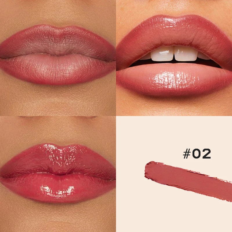 2 in 1 Double Head Matte Lipliner & Lip Gloss